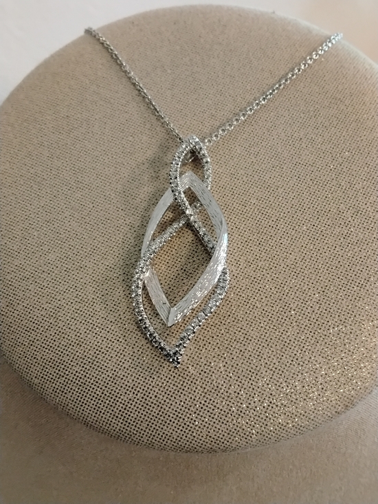 Gabriel & Co. Jewelry - Sterling Silver Twisted Pendant Necklace - Elegant Silver Women's Jewelry